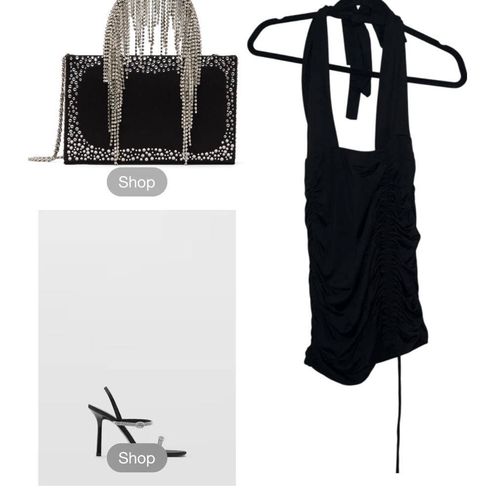 Elegant Black Mini Dress